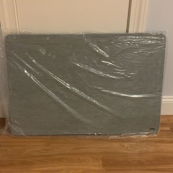 3' x 2' Bulletin Board Fabric Frameless Light Blue Oval 7683BE Quartet $150 New - Picture 6 of 10